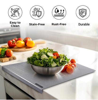 Stainless Steel Chopping Board (35x31cm)