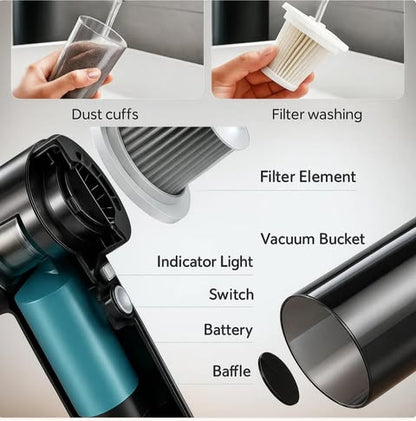 Portable Air Duster Wireless Vacuum Cleaner